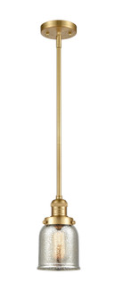 Franklin Restoration One Light Mini Pendant in Satin Gold (405|201SSGG58)