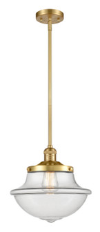 Franklin Restoration One Light Mini Pendant in Satin Gold (405|201SSGG542)