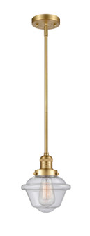 Franklin Restoration LED Mini Pendant in Satin Gold (405|201SSGG534LED)