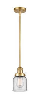 Franklin Restoration One Light Mini Pendant in Satin Gold (405|201SSGG52)