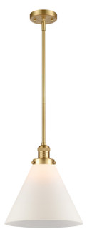 Franklin Restoration One Light Mini Pendant in Satin Gold (405|201SSGG41L)