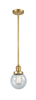 Franklin Restoration LED Mini Pendant in Satin Gold (405|201SSGG2046LED)
