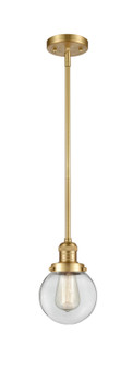 Franklin Restoration LED Mini Pendant in Satin Gold (405|201SSGG2026LED)