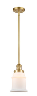Franklin Restoration One Light Mini Pendant in Satin Gold (405|201SSGG181)