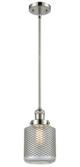 Franklin Restoration One Light Mini Pendant in Polished Nickel (405|201SPNG262)