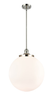 Franklin Restoration One Light Pendant in Polished Nickel (405|201SPNG20116)
