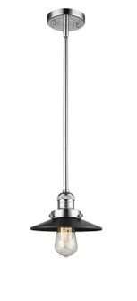 Franklin Restoration LED Mini Pendant in Polished Chrome (405|201SPCM6BKLED)