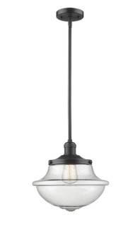Franklin Restoration One Light Mini Pendant in Oil Rubbed Bronze (405|201SOBG544)