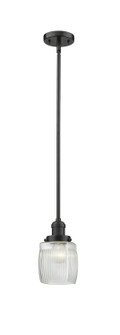Franklin Restoration One Light Mini Pendant in Oil Rubbed Bronze (405|201SOBG302)
