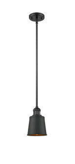 Franklin Restoration One Light Mini Pendant in Matte Black (405|201SBKM9BK)