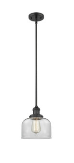 Franklin Restoration One Light Mini Pendant in Matte Black (405|201SBKG72)