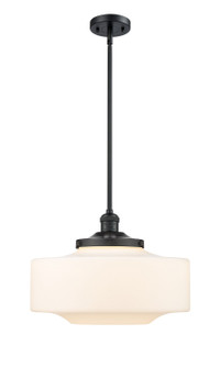 Franklin Restoration One Light Mini Pendant in Matte Black (405|201SBKG69116)