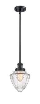 Franklin Restoration LED Mini Pendant in Matte Black (405|201SBKG6647LED)