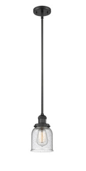 Franklin Restoration LED Mini Pendant in Matte Black (405|201SBKG54LED)