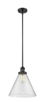 Franklin Restoration LED Pendant in Matte Black (405|201SBKG44LLED)