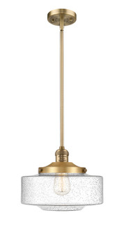 Franklin Restoration One Light Mini Pendant in Brushed Brass (405|201SBBG69412)