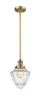 Franklin Restoration One Light Mini Pendant in Brushed Brass (405|201SBBG6647)