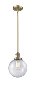 Franklin Restoration One Light Mini Pendant in Brushed Brass (405|201SBBG2048) Franklin Restoration One Light Mini Pendant in Brushed Brass (405|201SBBG2048)