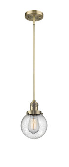 Franklin Restoration One Light Mini Pendant in Brushed Brass (405|201SBBG2046)