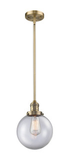 Franklin Restoration LED Mini Pendant in Brushed Brass (405|201SBBG2028LED)