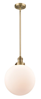 Franklin Restoration LED Mini Pendant in Brushed Brass (405|201SBBG20112LED)