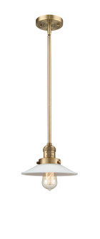 Franklin Restoration LED Mini Pendant in Brushed Brass (405|201SBBG1LED)