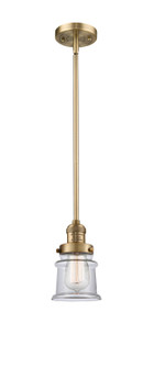 Franklin Restoration LED Mini Pendant in Brushed Brass (405|201SBBG182SLED)