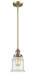 Franklin Restoration LED Mini Pendant in Brushed Brass (405|201SBBG182LED)