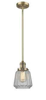 Franklin Restoration LED Mini Pendant in Brushed Brass (405|201SBBG142LED)