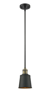 Franklin Restoration LED Mini Pendant in Black Antique Brass (405|201SBABM9BKLED)