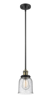 Franklin Restoration One Light Mini Pendant in Black Antique Brass (405|201SBABG54)