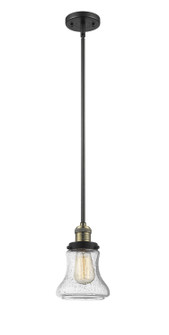 Franklin Restoration One Light Mini Pendant in Black Antique Brass (405|201SBABG194)