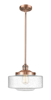 Franklin Restoration One Light Mini Pendant in Antique Copper (405|201SACG69412)