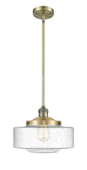 Franklin Restoration One Light Mini Pendant in Antique Brass (405|201SABG69412)
