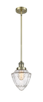 Franklin Restoration LED Mini Pendant in Antique Brass (405|201SABG6647LED)