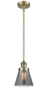 Franklin Restoration One Light Mini Pendant in Antique Brass (405|201SABG63)