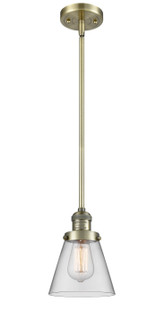 Franklin Restoration LED Mini Pendant in Antique Brass (405|201SABG62LED)