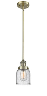 Franklin Restoration One Light Mini Pendant in Antique Brass (405|201SABG54)