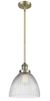 Franklin Restoration One Light Mini Pendant in Antique Brass (405|201SABG222)