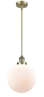 Franklin Restoration LED Mini Pendant in Antique Brass (405|201SABG20110LED)