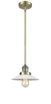 Franklin Restoration LED Mini Pendant in Antique Brass (405|201SABG1LED)