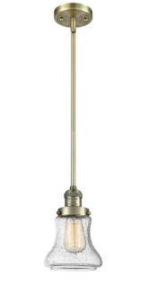 Franklin Restoration One Light Mini Pendant in Antique Brass (405|201SABG194)