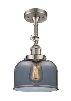 Franklin Restoration One Light Semi-Flush Mount in Brushed Satin Nickel (405|201FSNG73)