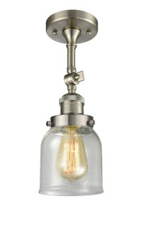 Franklin Restoration One Light Semi-Flush Mount in Brushed Satin Nickel (405|201FSNG54)