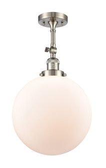 Franklin Restoration LED Semi-Flush Mount in Brushed Satin Nickel (405|201FSNG20112LED)