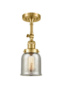 Franklin Restoration One Light Semi-Flush Mount in Satin Gold (405|201FSGG58)