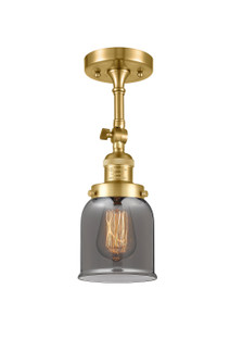 Franklin Restoration One Light Semi-Flush Mount in Satin Gold (405|201FSGG53)