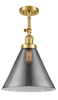 Franklin Restoration One Light Semi-Flush Mount in Satin Gold (405|201FSGG43L)