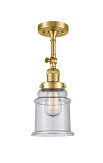 Franklin Restoration LED Semi-Flush Mount in Satin Gold (405|201FSGG184LED)