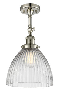 Franklin Restoration One Light Semi-Flush Mount in Polished Nickel (405|201FPNG222)